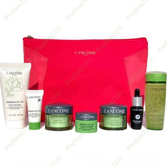 💚NEW💚Lancôme Energie De Vie 8Pc Set 💯Authentic! BNIB! NEW!